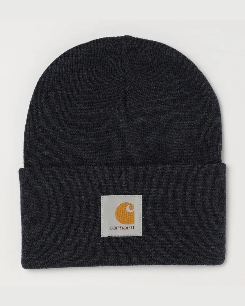 Carhartt WIP Acrylic Watch Beanie mit Umschlag und gesticktem Logo Navy
