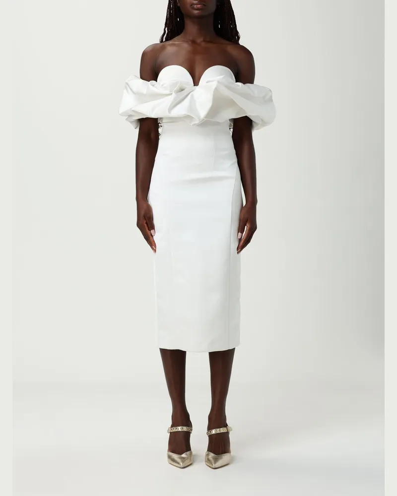 Elisabetta Franchi Kleider damen Ivory