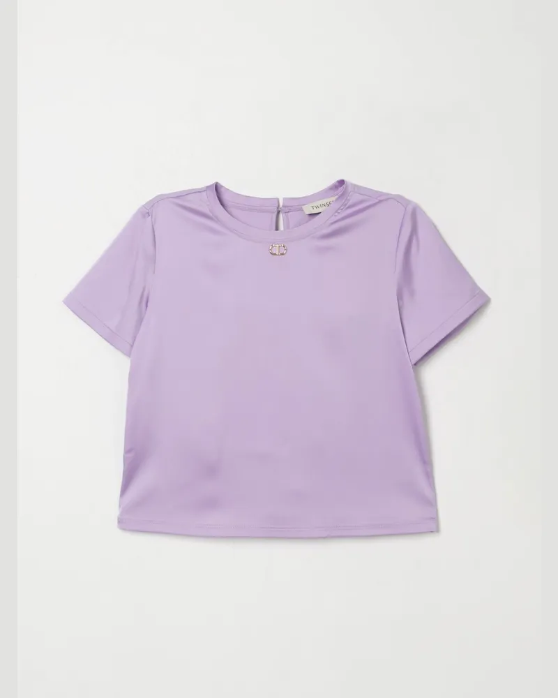 Twin-Set T-shirt kinder Violett