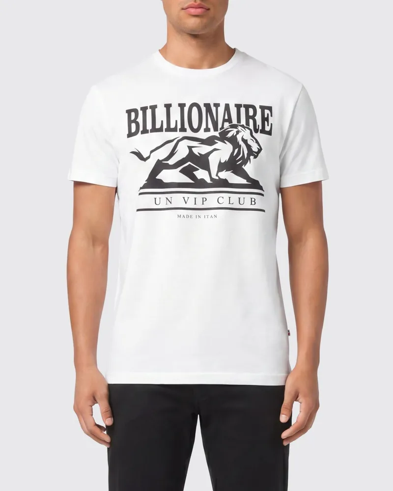 Billionaire T-shirt herren Weiß