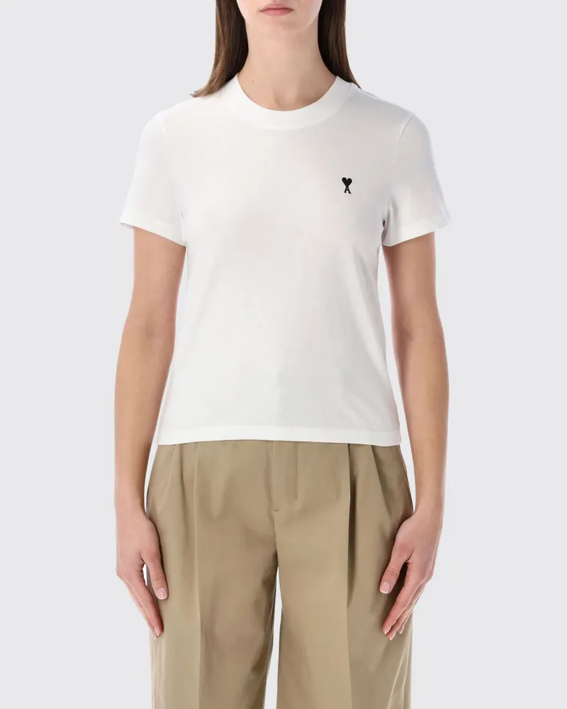 AMI Paris T-shirt damen Weiß