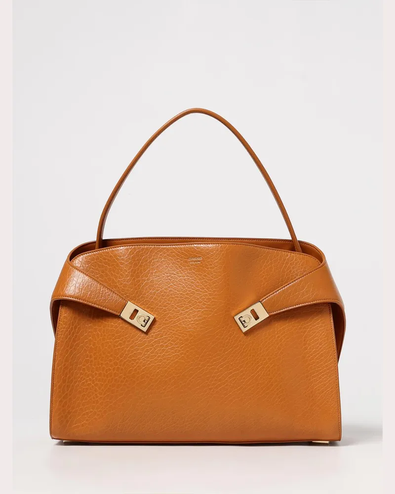 Ferragamo Schultertasche damen Beige