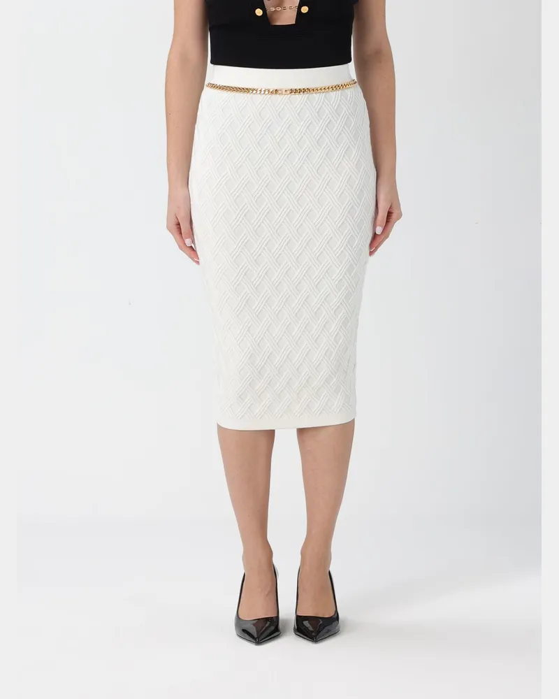 Elisabetta Franchi Rock damen Ivory