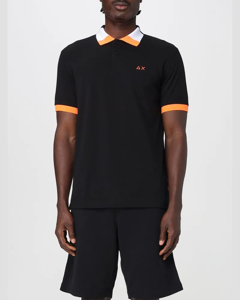 Sun68 Polo herren Schwarz