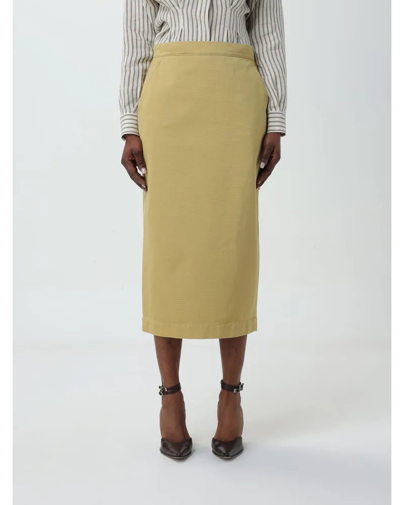 Max Mara Rock damen Mustard