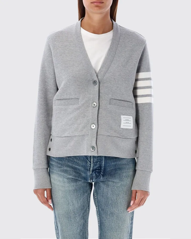 Thom Browne Strickjacke damen Grau