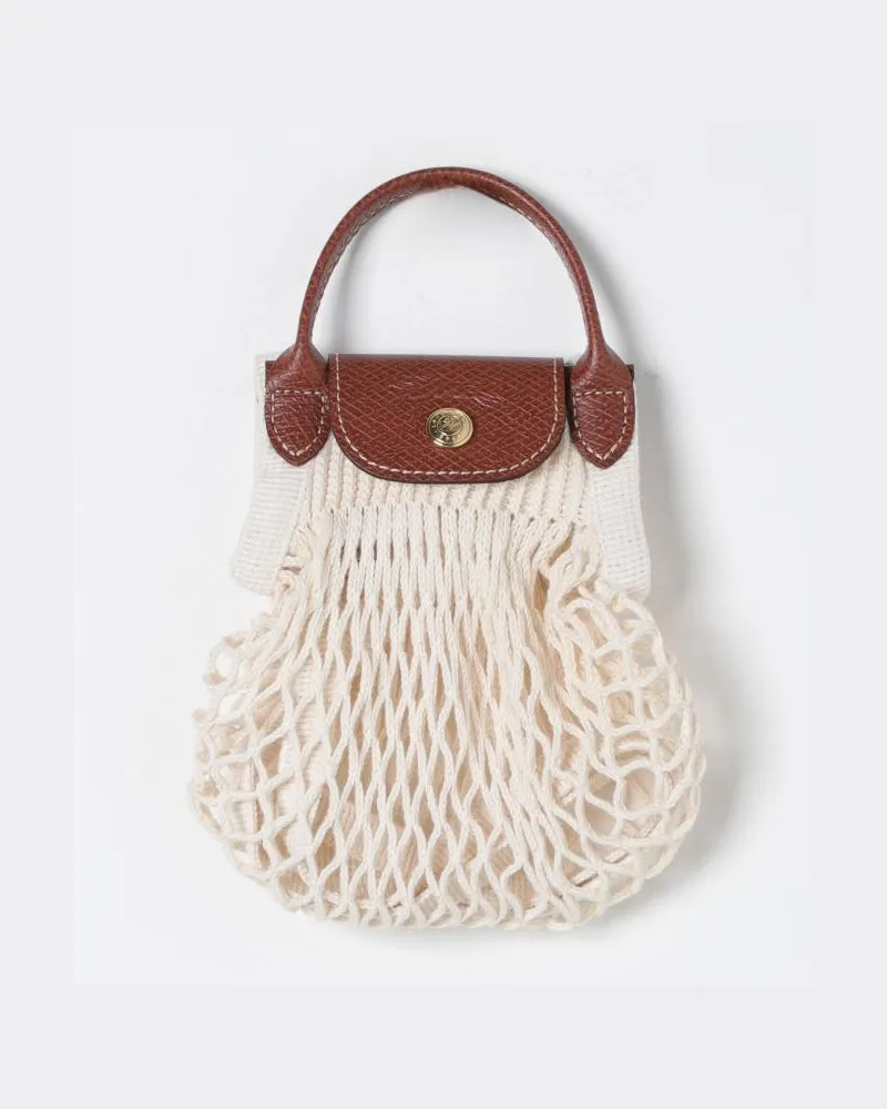 Longchamp Schultertasche damen Natural