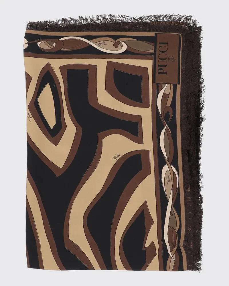 Emilio Pucci Schal damen Schwarz