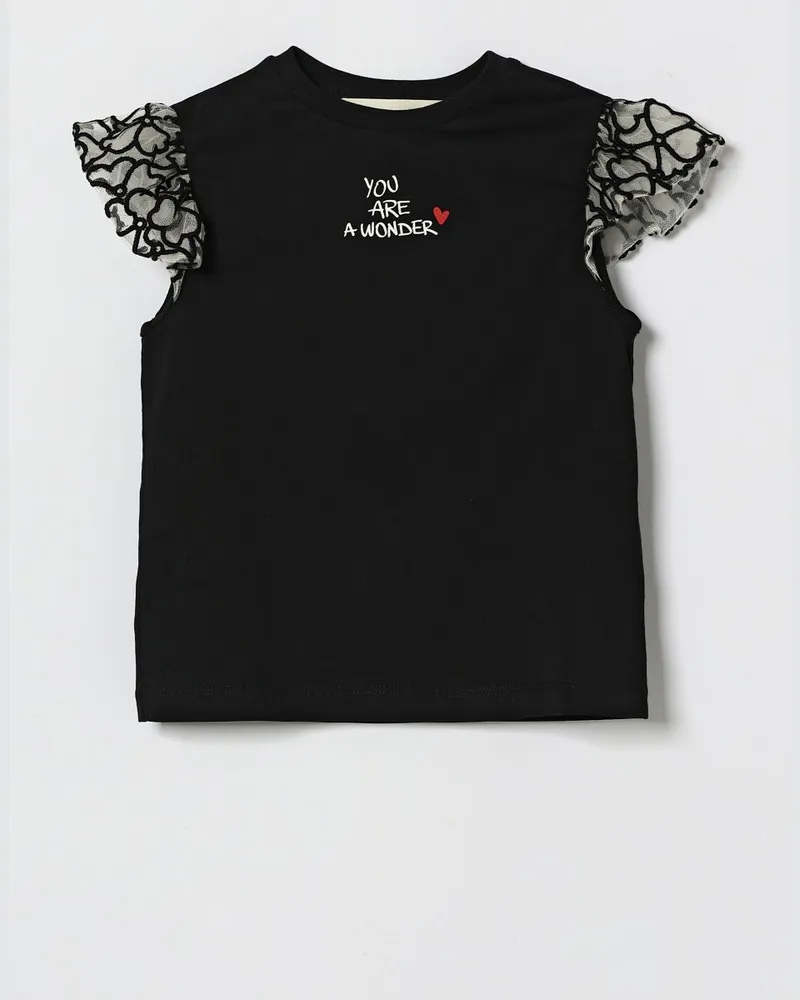 Simonetta T-shirt kinder Schwarz