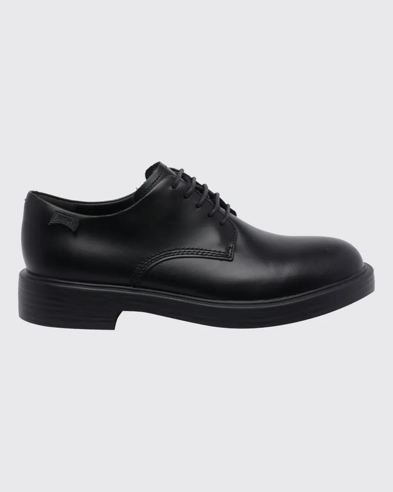 Camper Dean Derby-Schuhe aus Kalbsleder mit leichter Sohle Schwarz