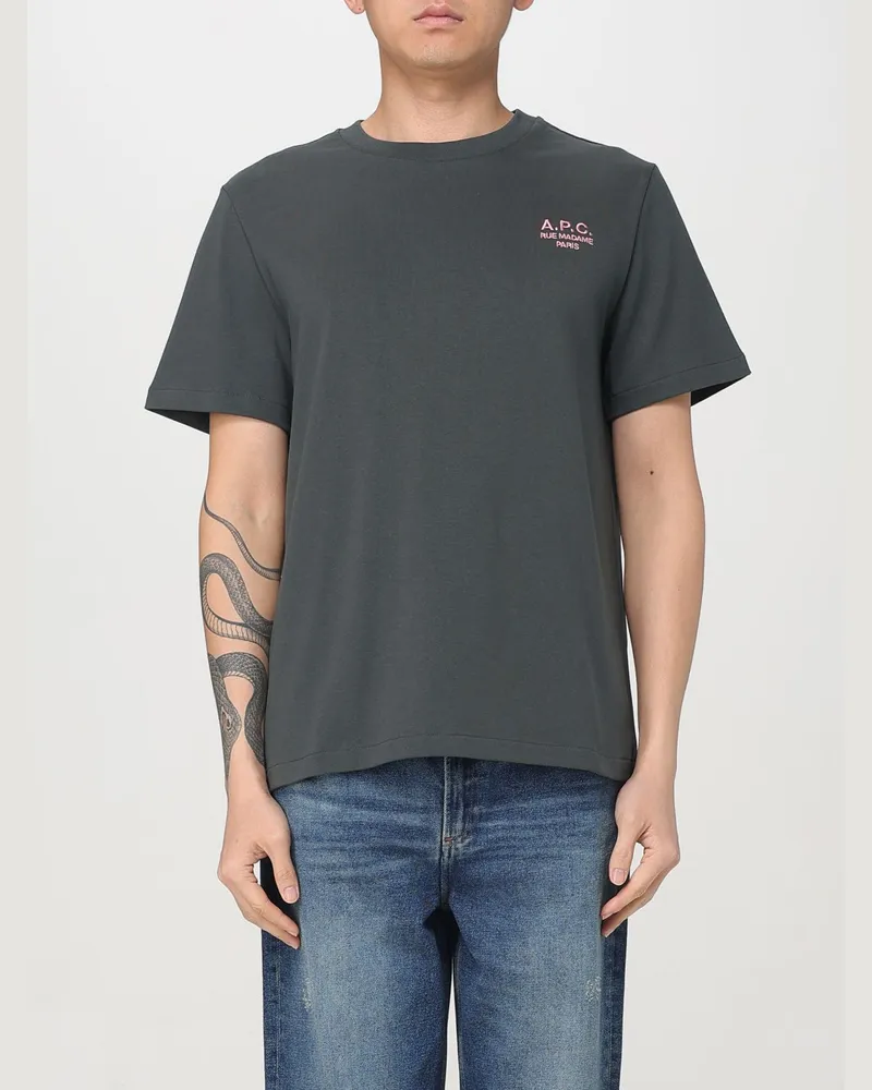 A.P.C. T-shirt herren Charcoal