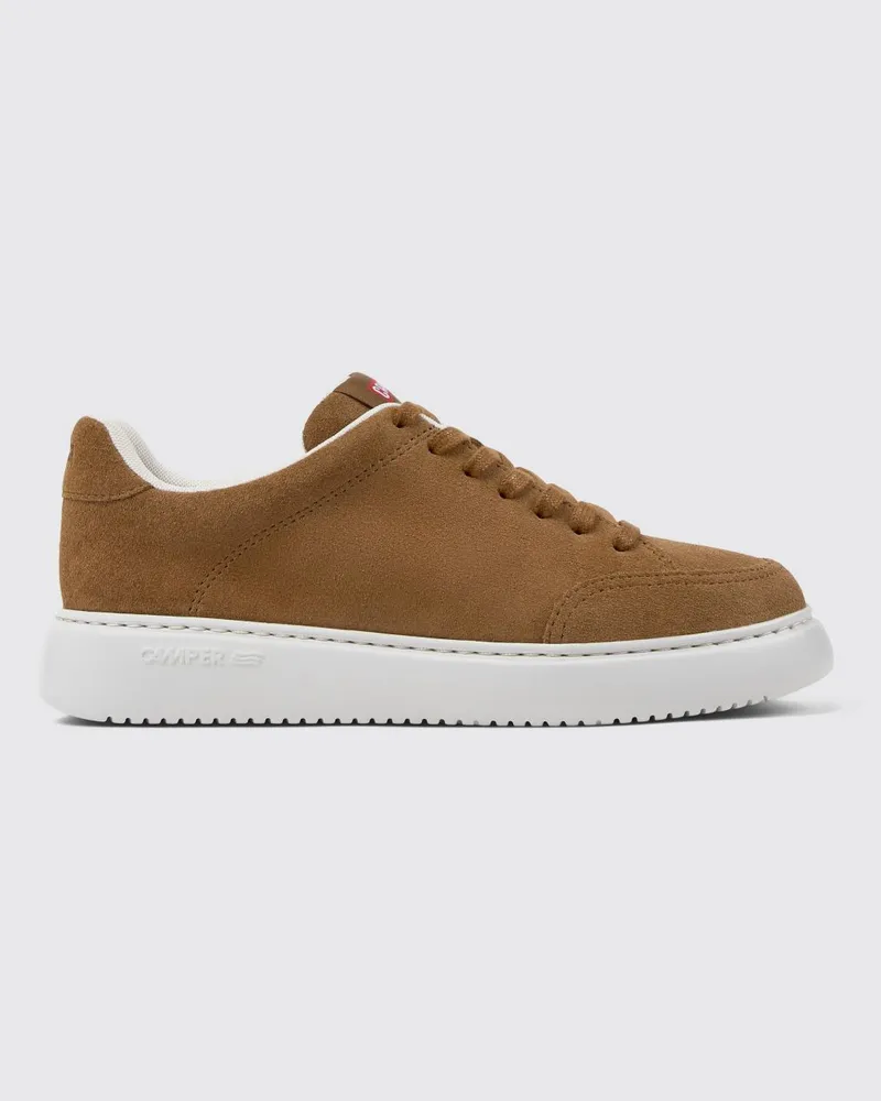 Camper Runner K21 Low-Top-Sneaker aus Kalbsveloursleder Braun