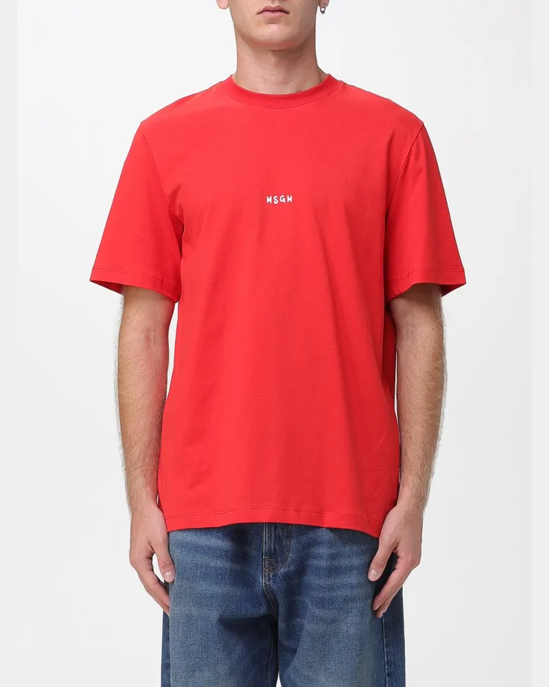 MSGM T-shirt herren Rot
