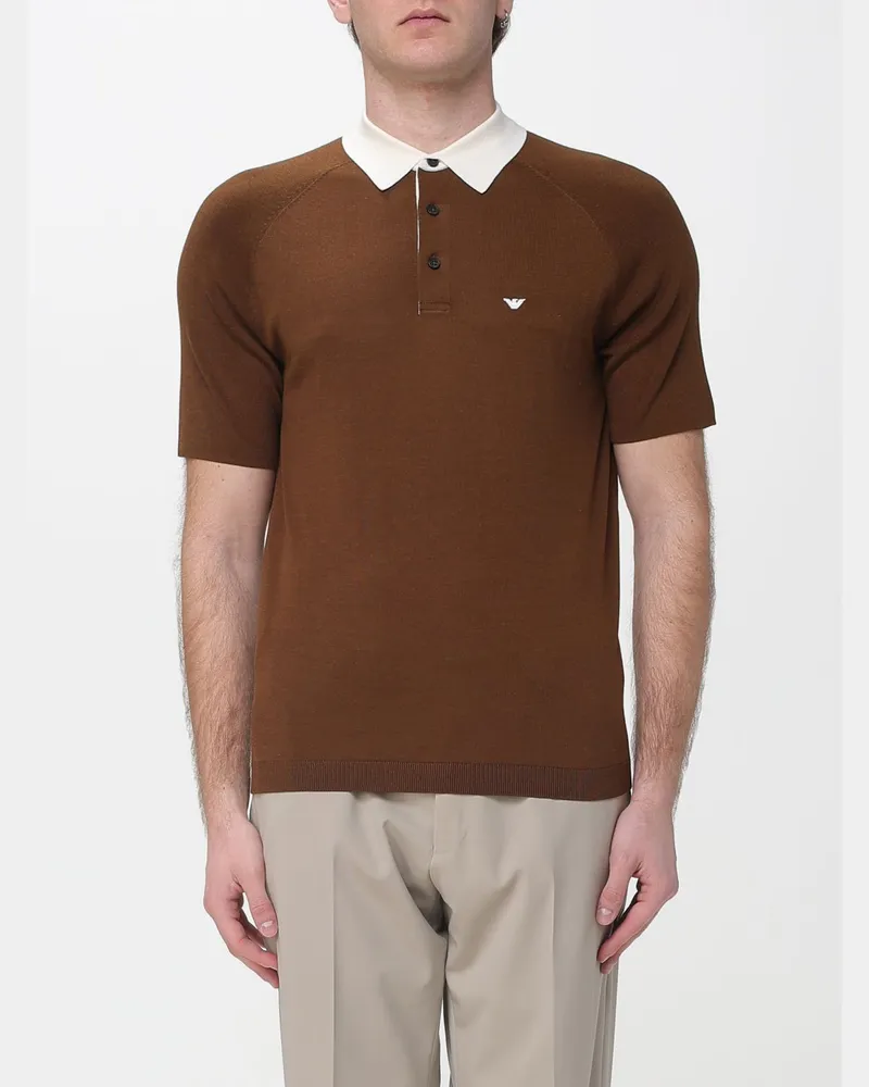 Emporio Armani Polo herren Braun