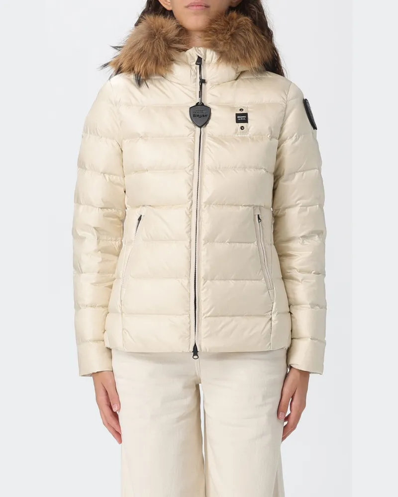 Blauer Jacke damen Grau