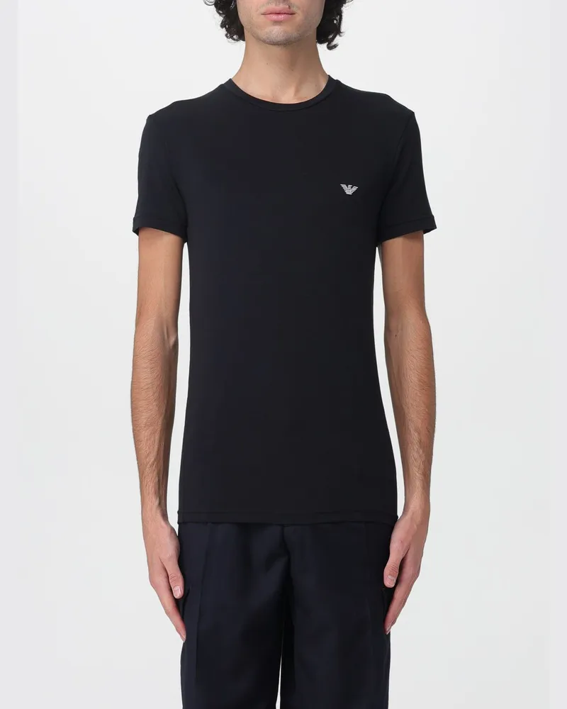 Emporio Armani T-shirt herren Schwarz