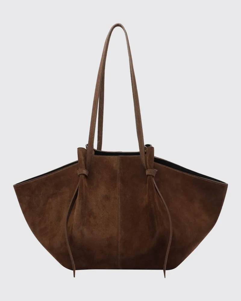 YUZEFI Schultertasche damen Kakao