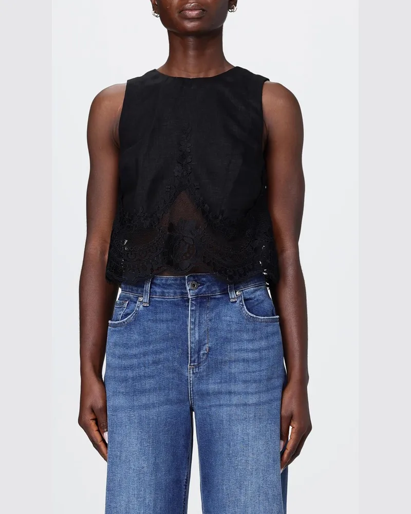 Twin-Set Top damen Schwarz