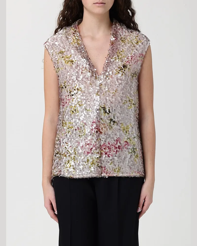 Alberta Ferretti Top damen Puder