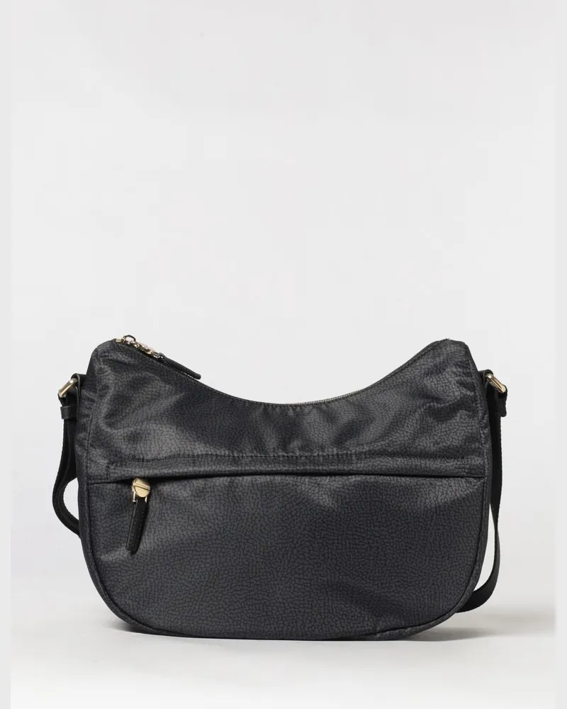 Borbonese Rucksack damen Schwarz