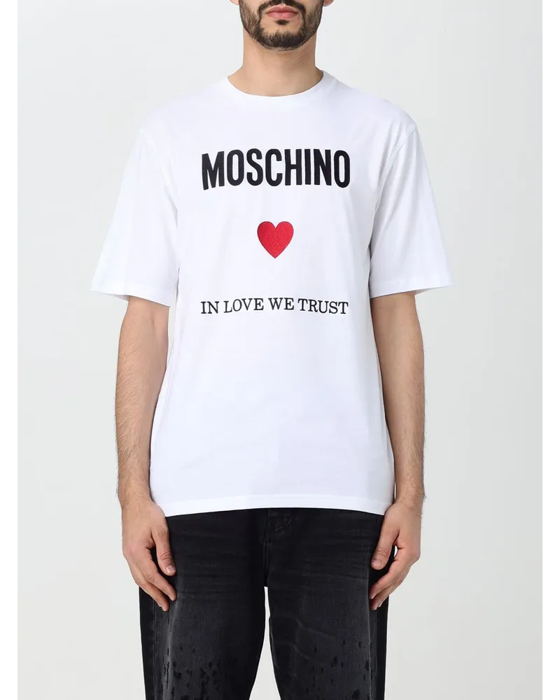 Moschino T-shirt herren Weiß