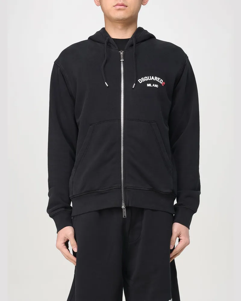 Dsquared2 Sweatshirt herren Schwarz