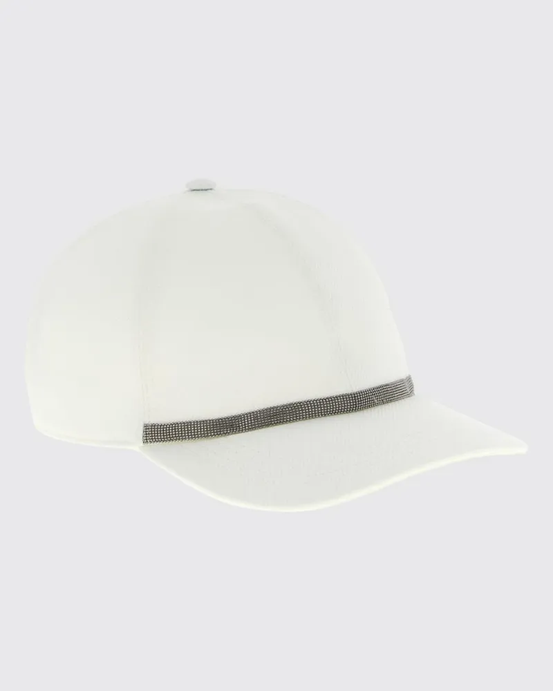 Brunello Cucinelli Hut damen Weiß