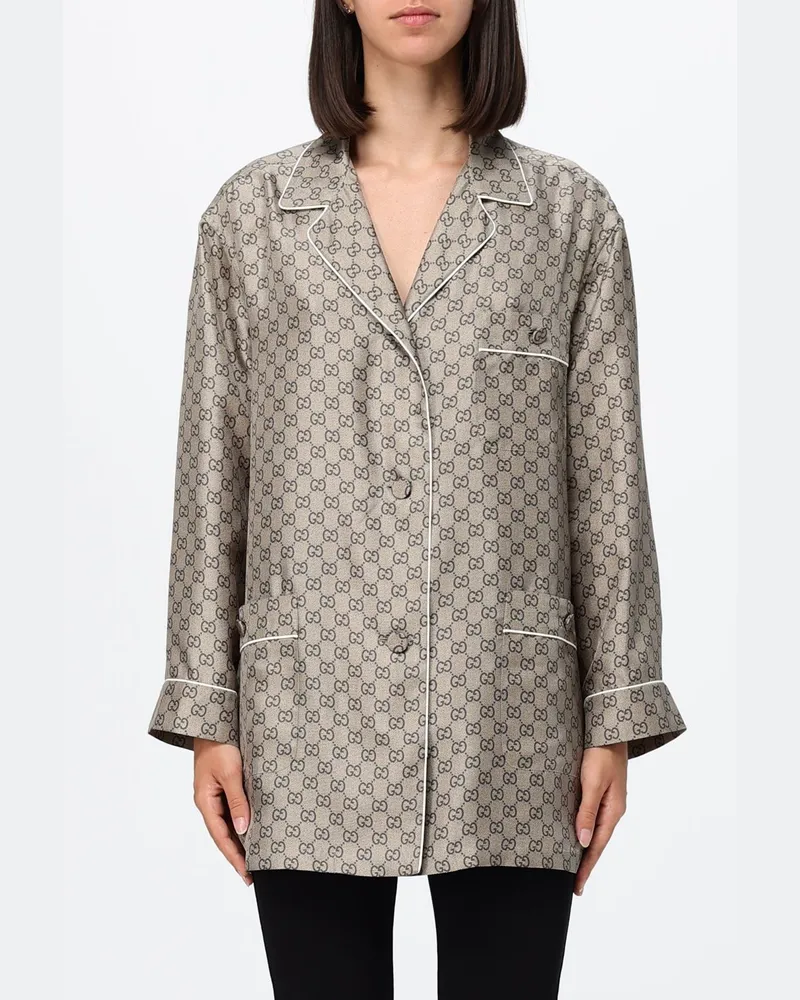 Gucci Hemdbluse damen Beige