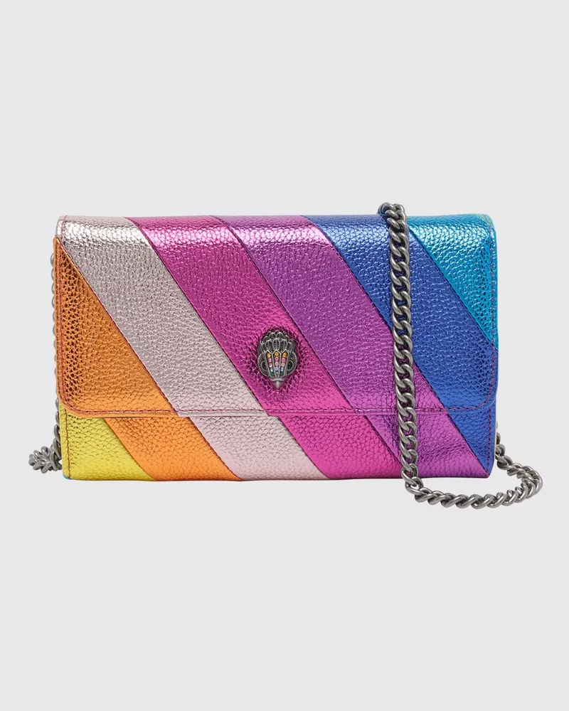 Kurt Geiger Kensington Mini-Tasche von aus mehrfarbig gestreiftem Leder Bunt