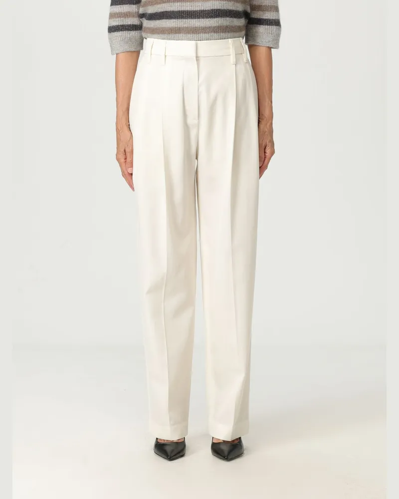 Brunello Cucinelli Hose damen Weiß
