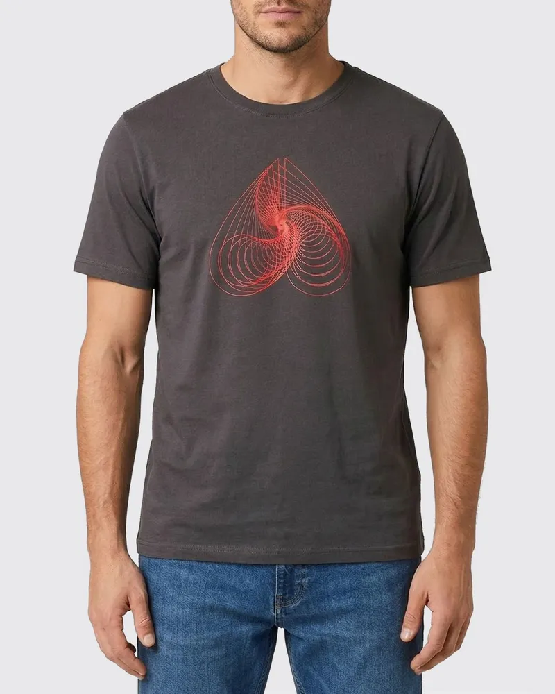 Moose Knuckles T-shirt herren Grau