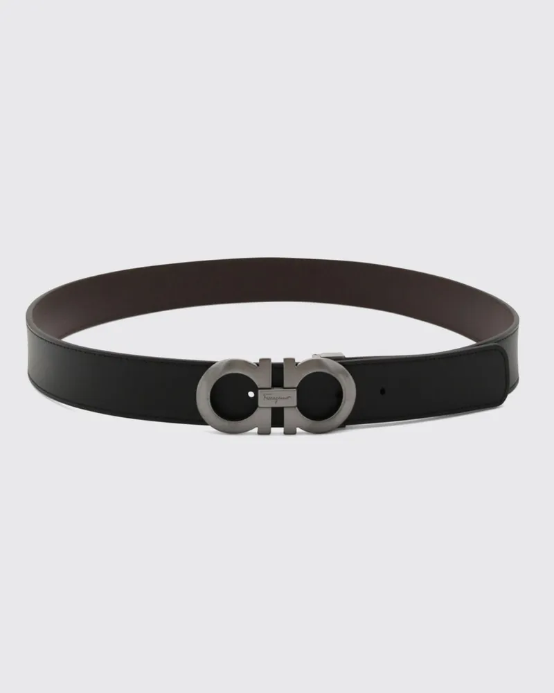 Ferragamo Grtel herren Schwarz