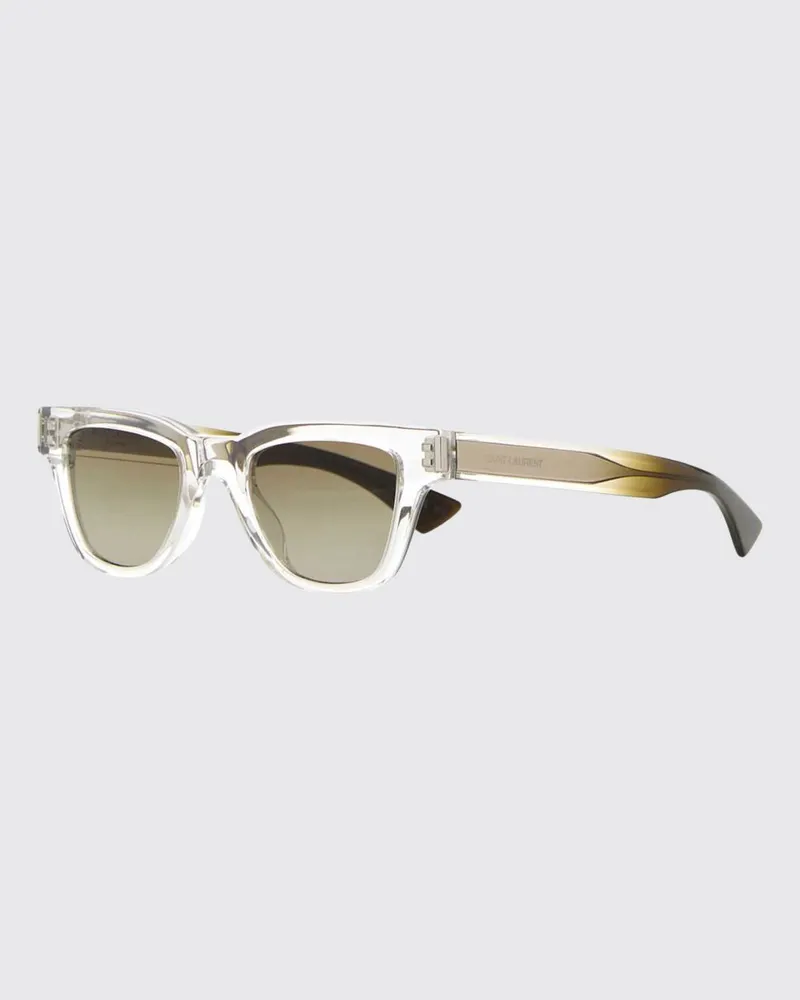 Saint Laurent Cat-Eye-Sonnenbrille von aus Acetat mit getönten Gläsern Durchsichtig
