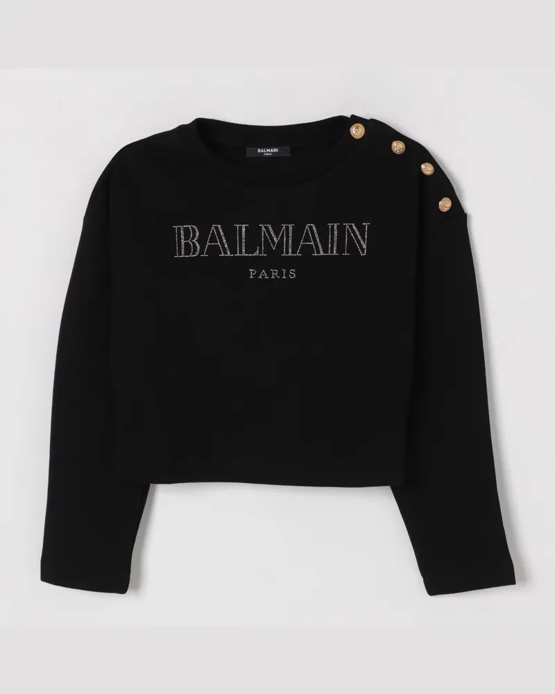 Balmain Pullover kinder Schwarz