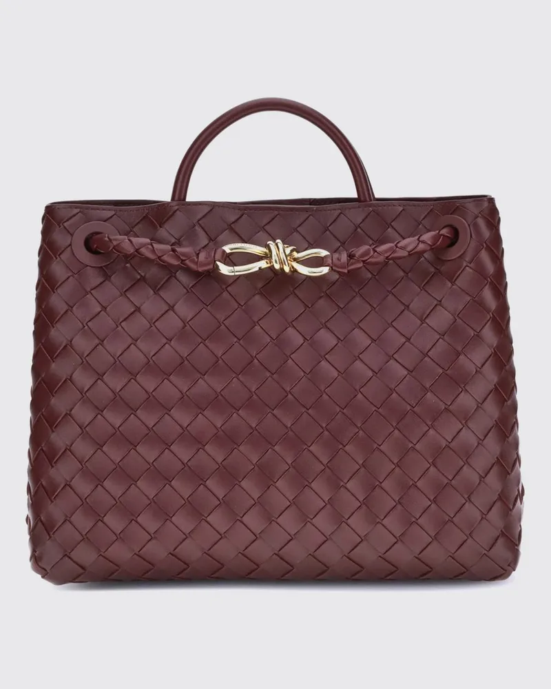 Bottega Veneta Schultertasche damen Burgunderrot