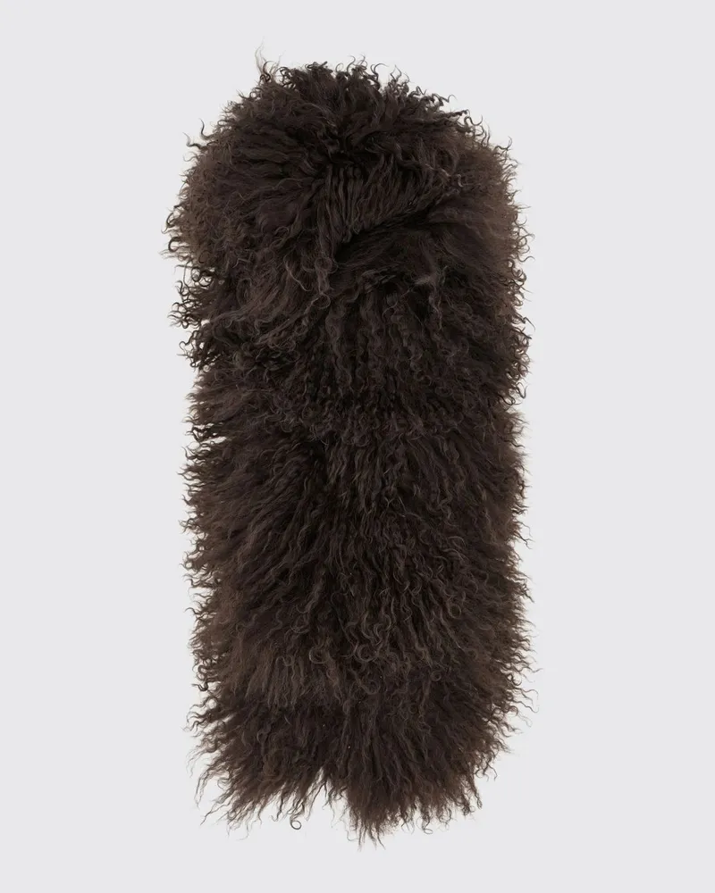 Yves Salomon Seidentuch damen Braun