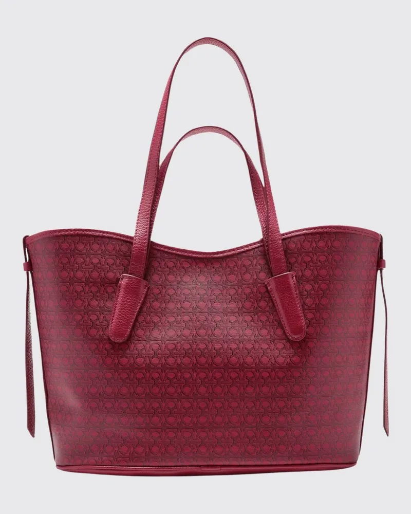 Coccinelle Schultertasche damen Burgunderrot