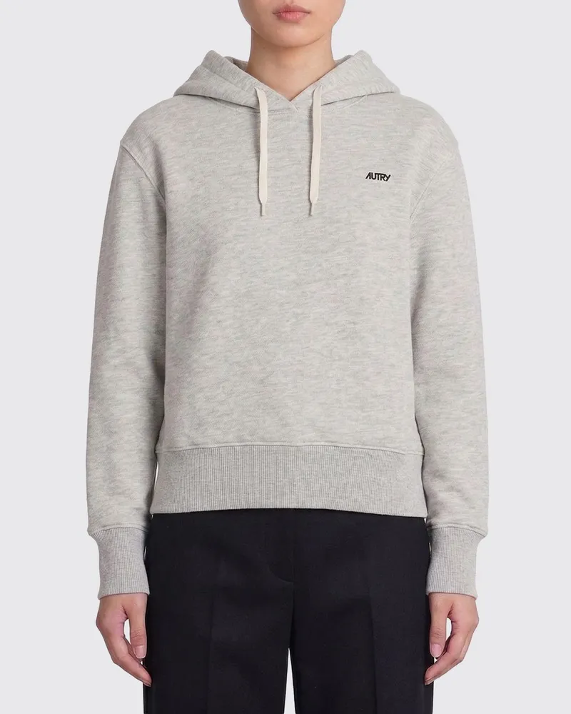 AUTRY Baumwoll-Hoodie Grau