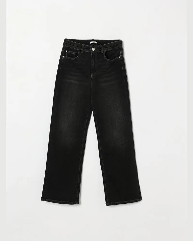 Liu Jo Regular-Fit Five-Pocket-Jeans aus Denim für Mädchen Schwarz