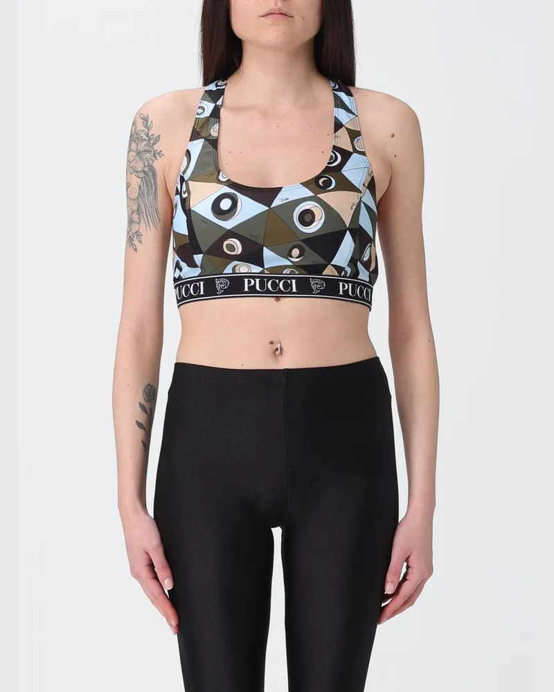 Emilio Pucci T-shirt damen Kaki