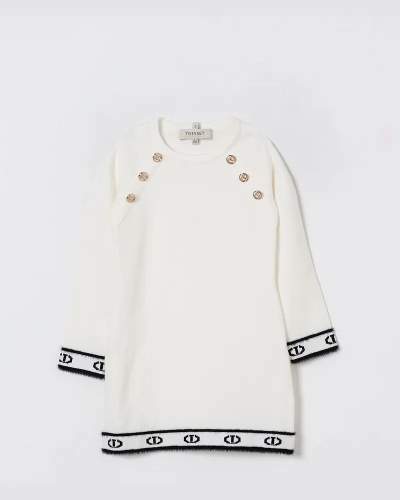 Twin-Set Kleid kinder Weiß