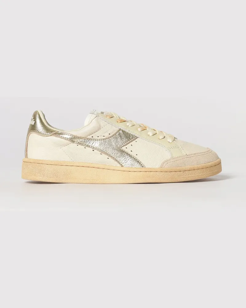 Diadora Prestige Aged Italia Sneakers aus gealtertem Leder Gold