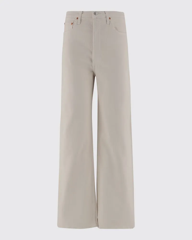 RE/DONE Hose damen Weiß