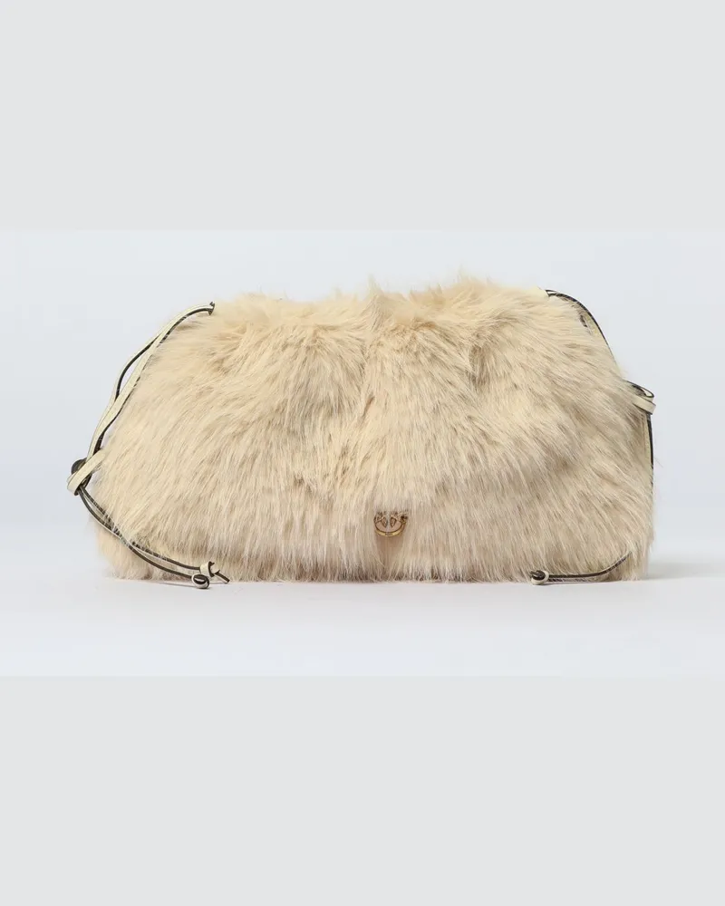 Pinko Schultertasche damen Beige