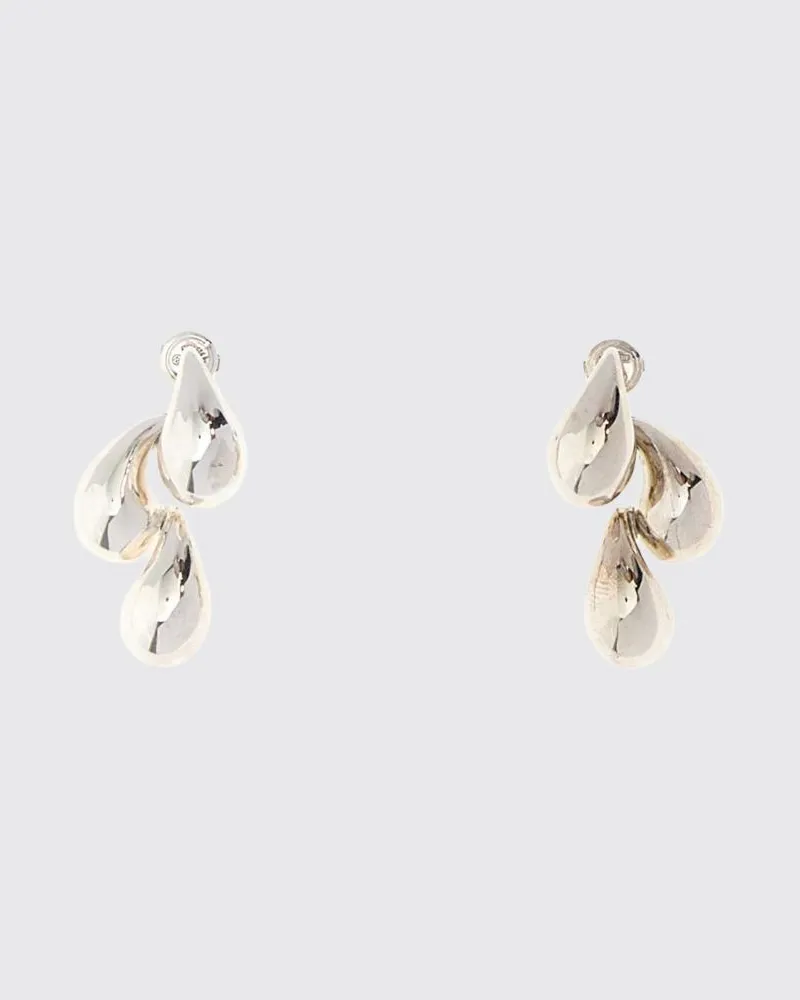 Bottega Veneta Drop Chain Hängeohrringe aus Sterlingsilber Silber