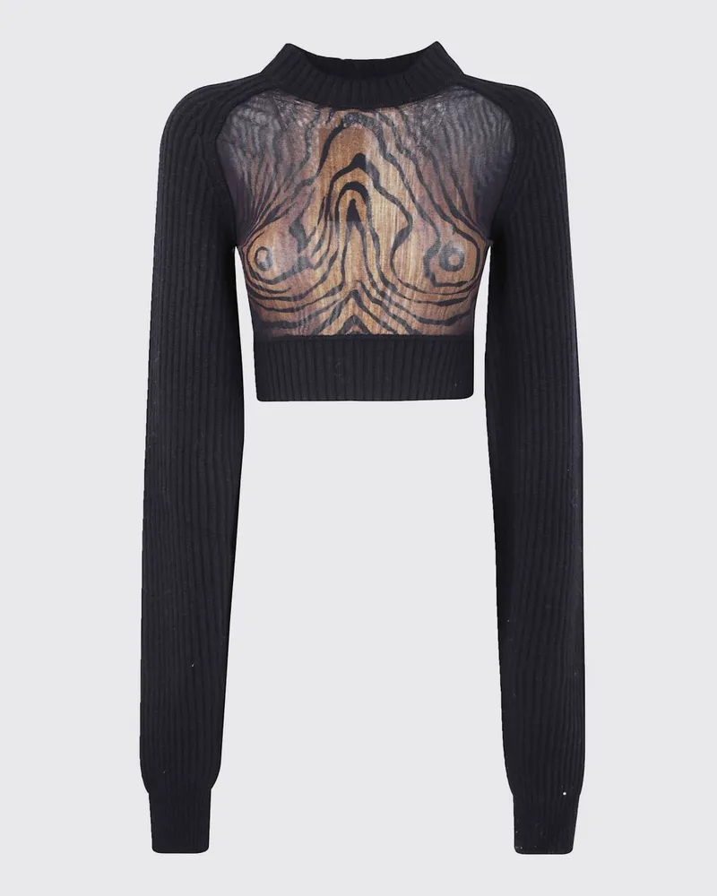 Jean Paul Gaultier Top damen Schwarz