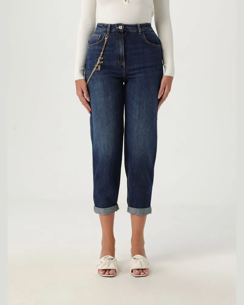 Elisabetta Franchi Jeans damen Blau