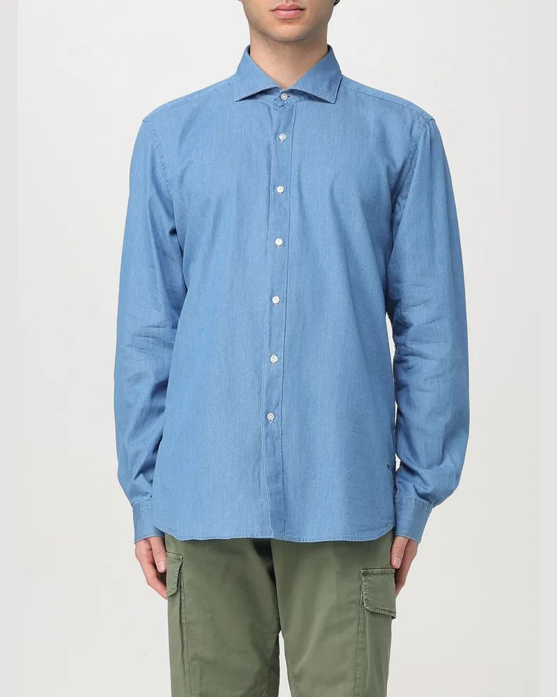 Fay Hemd herren Denim