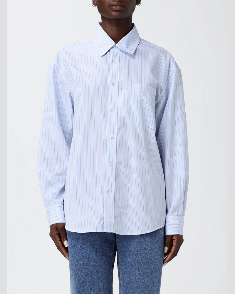 Dunst Hemdbluse damen Blau