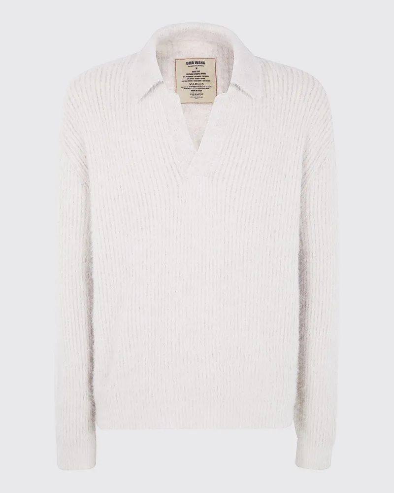 Uma Wang Polo herren Weiß